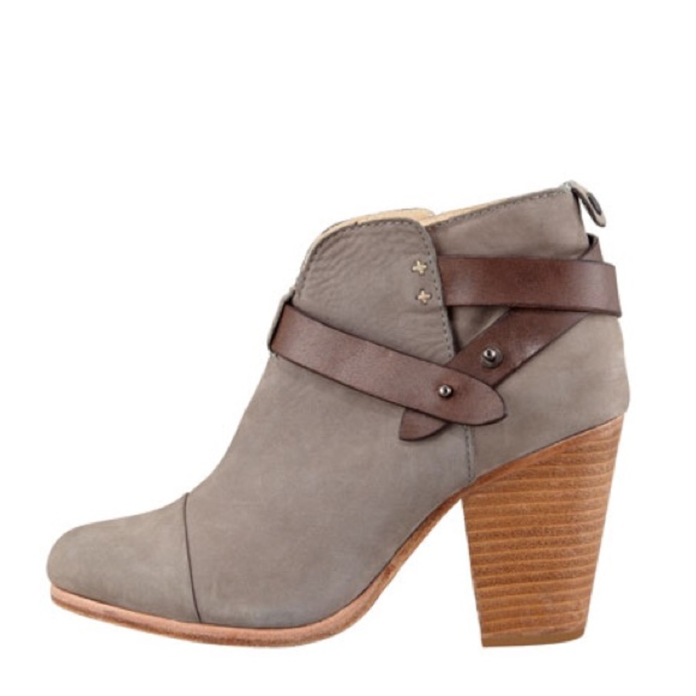 Rag & Bone Harrow Nubuck Ankle Boot Gray Size 39/ US 9